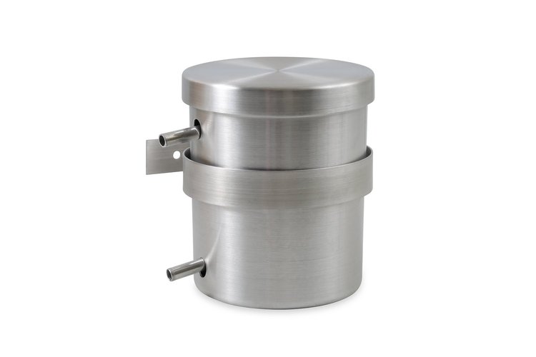 Brushed Aluminum Cool Can Height: 6-1/4"