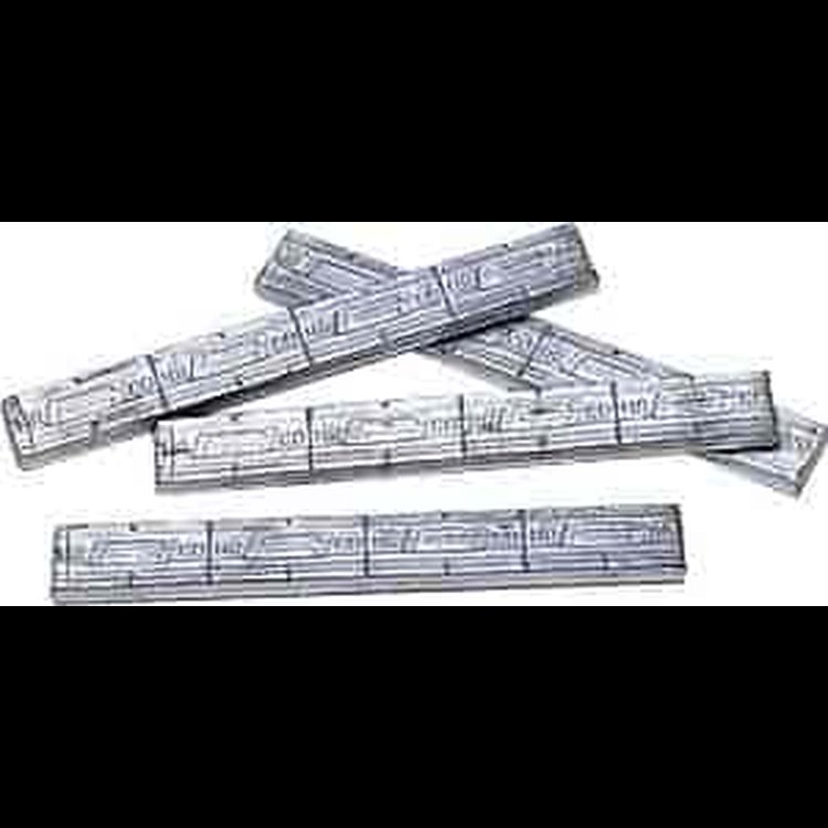 Self Adhesive Wheel Weights Package of four 4" Strips