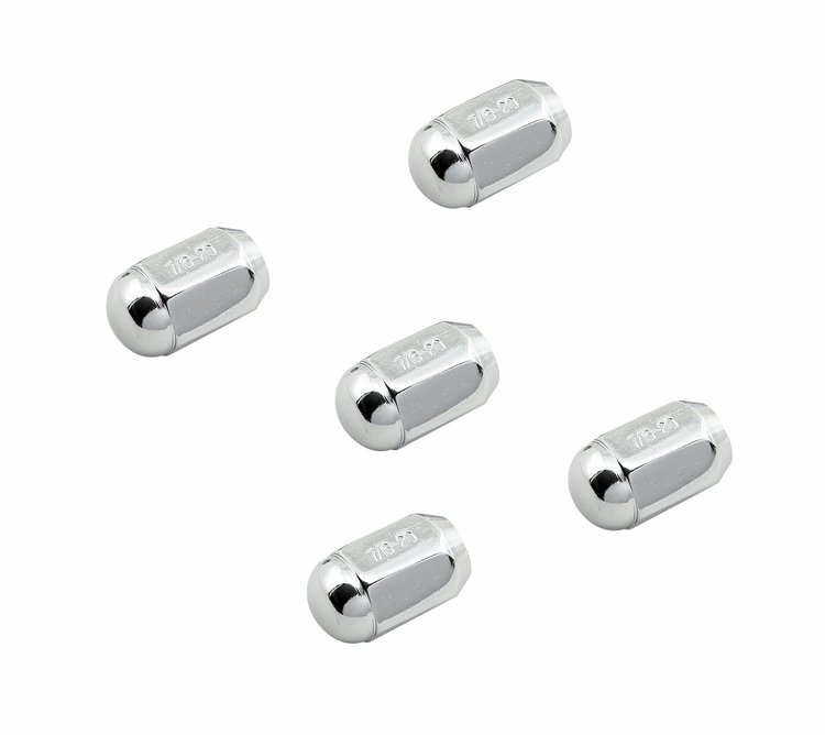 Chrome Lug Nuts - OE Steel Thread Size: 7/16" -20 RH