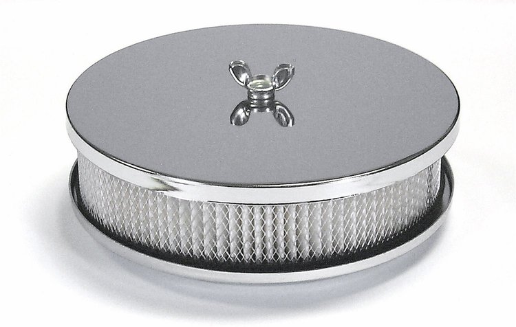 Chrome-Plated Easy-Flow Air Cleaner 6-1/2" Diameter