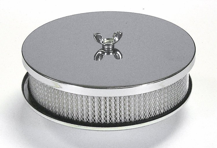 Chrome-Plated Easy-Flow Air Cleaner 6-1/2" Diameter