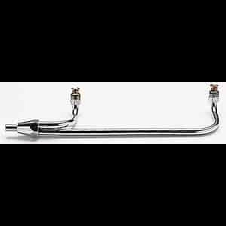 Chrome Fuel Line Kit Fits Holley 4010 carb