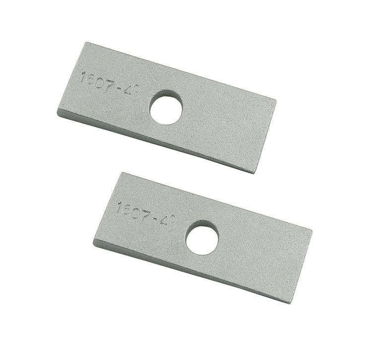 Traction Bar Wedge Set 4°
