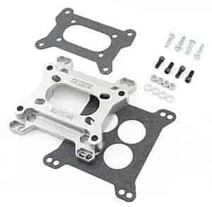 Carburetor Adapter Kit 4-bolt 4-bbl to small 4-bolt 2-bbl except spread bore