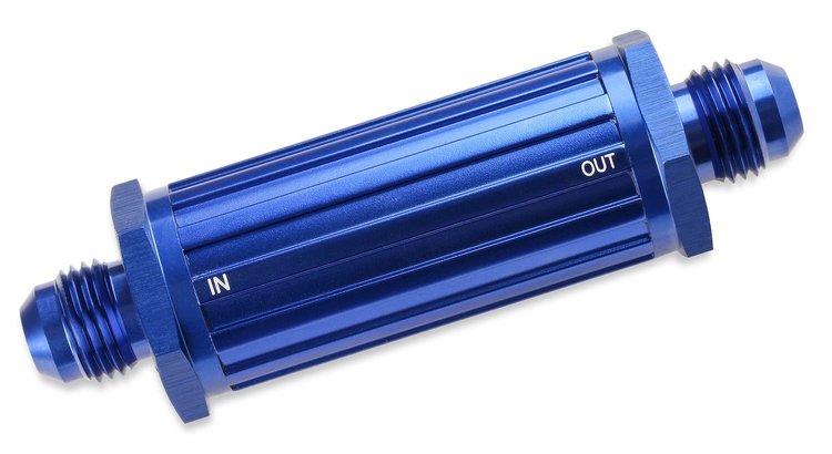 Billet Aluminum In-Line Fuel Filter