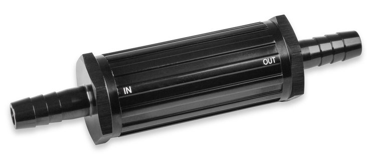 Billet Aluminum In-Line Fuel Filter