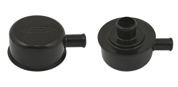 Push-On Breather with PCV Fitting 1" OD Neck