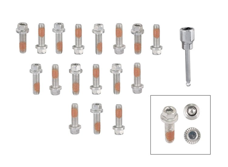 HEADLOCK Locking Header Bolts 1991-Up Ford Mod & Chrysler HEMI Engines