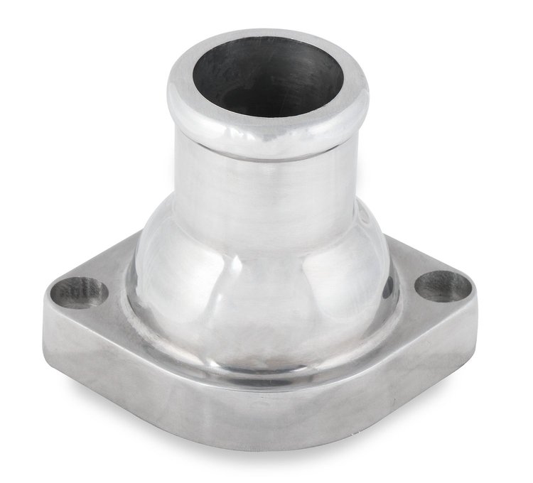 Straight Water Neck for 1997-2009 GM LS Engines [Polished Aluminum]