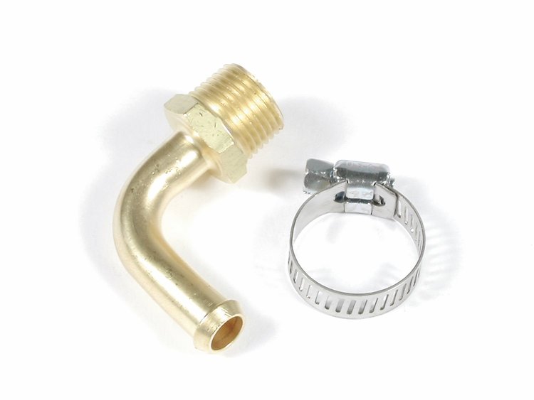 Barb to NPT Fitting 90° 3/8" NPT