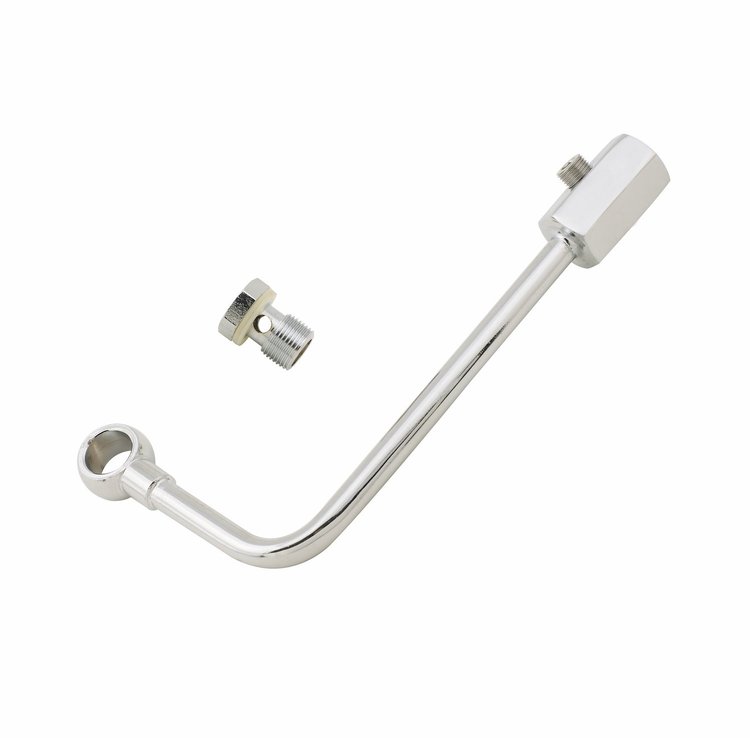 Chrome Fuel Line Kit Fits Edelbrock & Carter Carburetors