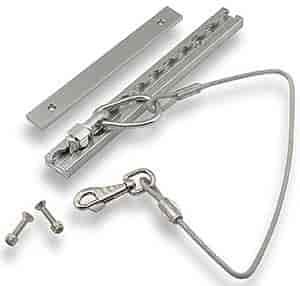 Pet Restraint System One 12" anchortrax trax with back plate