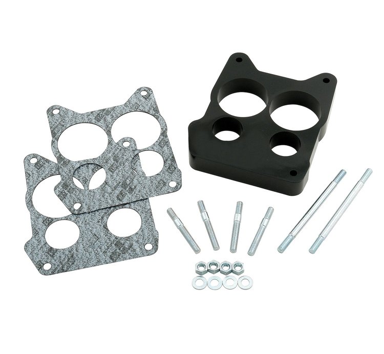 Phenolic Carb Spacer Quadra-Jet Flange - 4-Hole