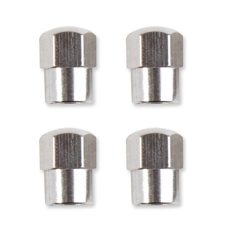 Replacement Valve Stem Caps - Chrome 4/pkg.