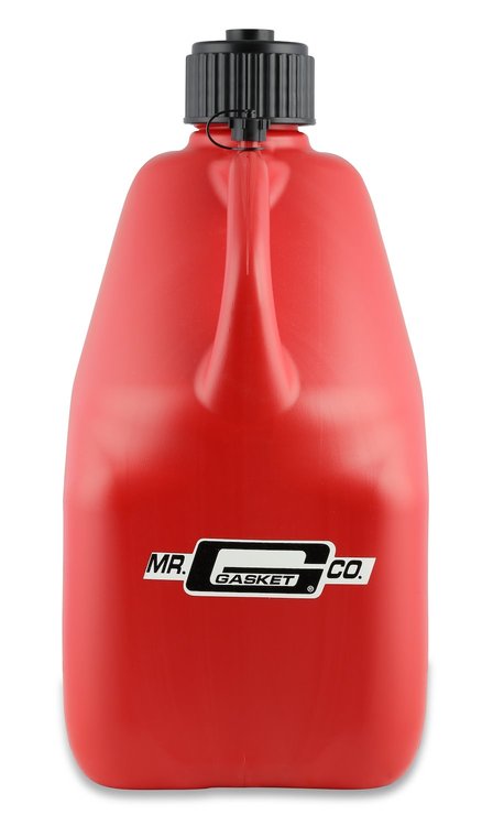 36950G 5-Gallon Square Plastic Utility Jug [Red, With Filler Hose]