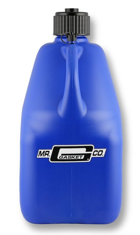 36952G 5-Gallon Square Plastic Utility Jug [Blue, With Filler Hose]