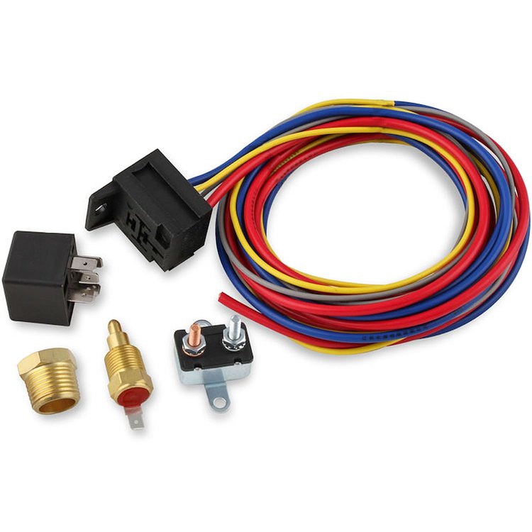 Single Electric Fan Harness & Relay Kit