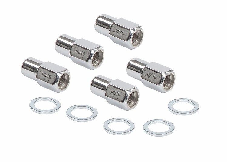 Chrome Lug Nuts - Mag Thread Size: 1/2" -20 RH
