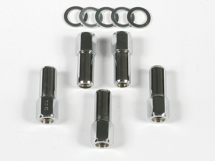 Chrome Lug Nuts - Cragar Super Trick Thread Size: 1/2" -20 RH