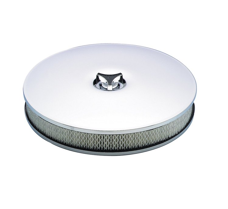 Chrome-Plated Low Rider Air Cleaner 14" Diameter