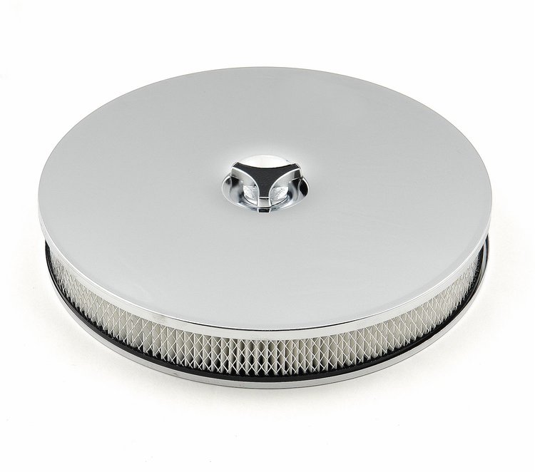 Chrome-Plated Low Rider Air Cleaner 14" Diameter