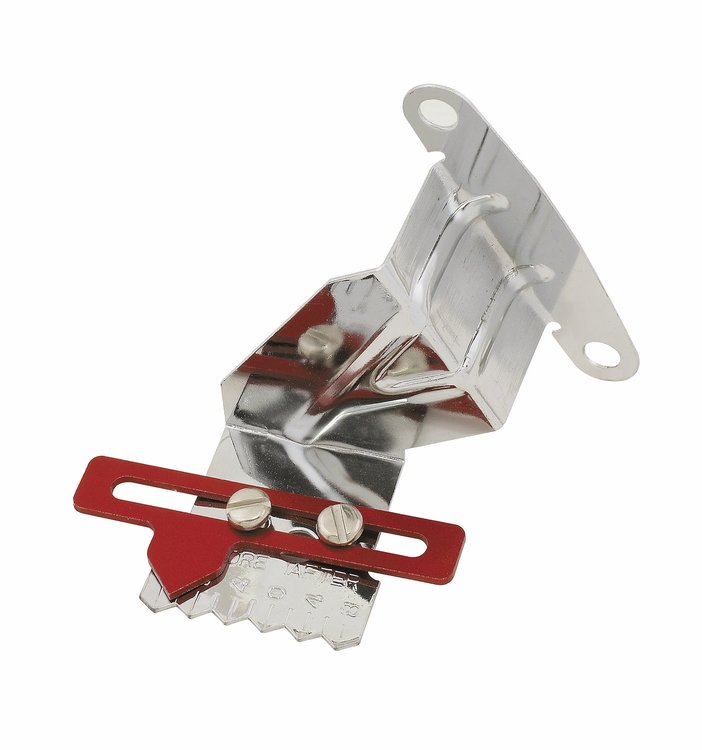 Chrome Timing Tab with Adjuster Pointer SB-Chevy
