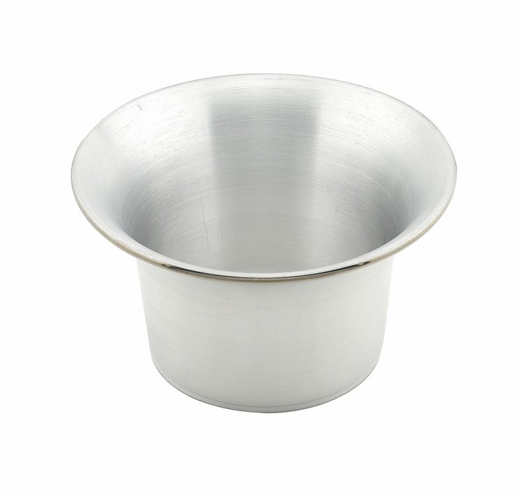 Velocity Stack for Holley Carburetors with a 5-1/8 in. Neck [5 in. Tall, Polished Aluminum]