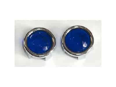 Glass Blue Dots