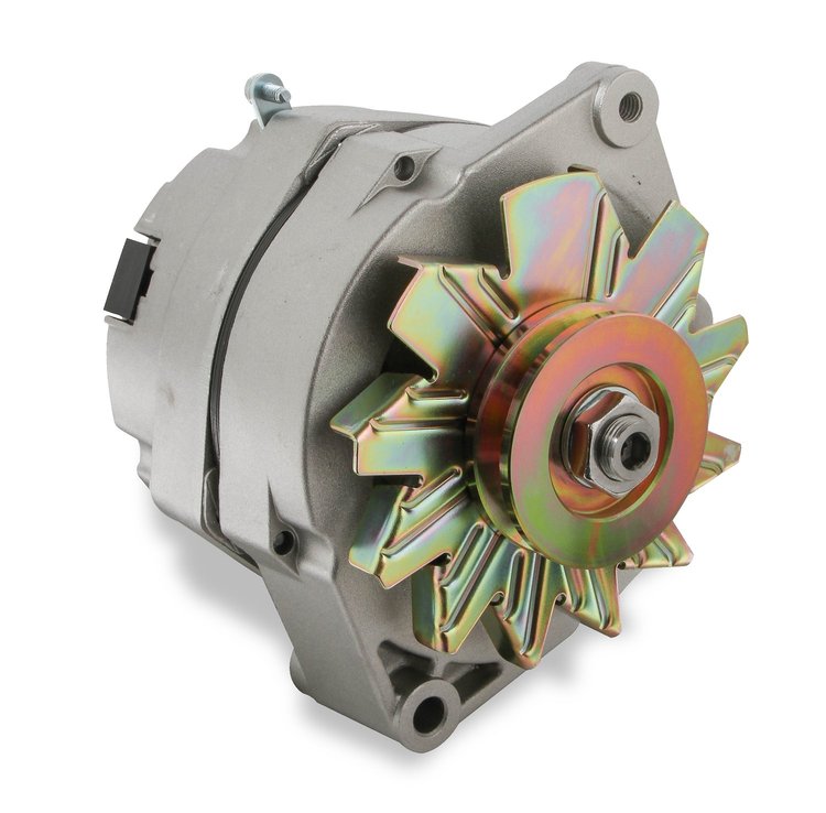 51203NG 1-Wire Alternator for GM Single V-Belt [140 AMP, Natural Finish]