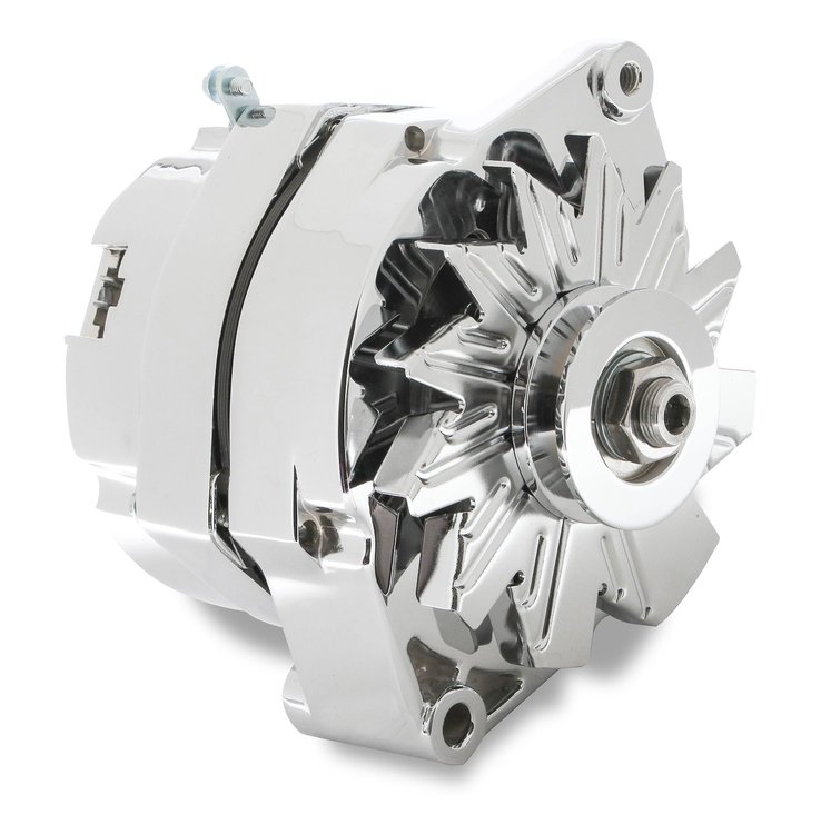 Chrome Alternator 1966-72 GM