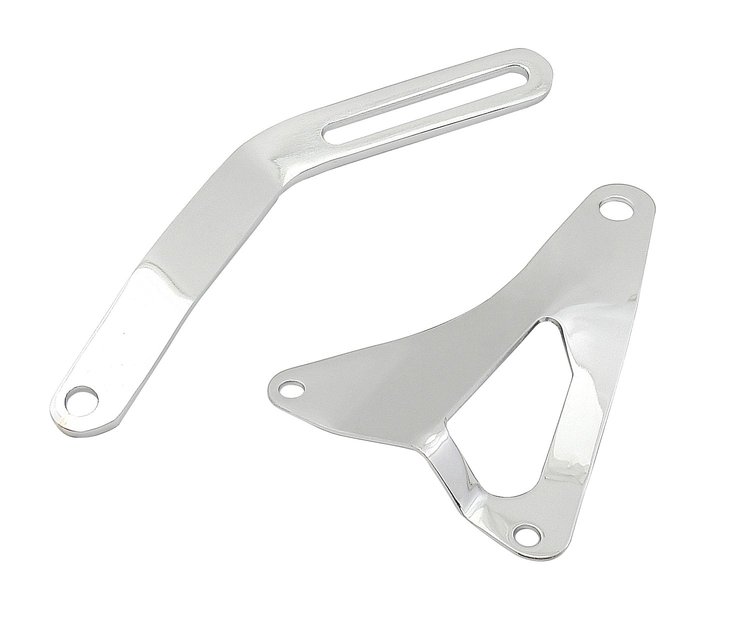 Chrome Alternator Bracket 1965-69 Ford