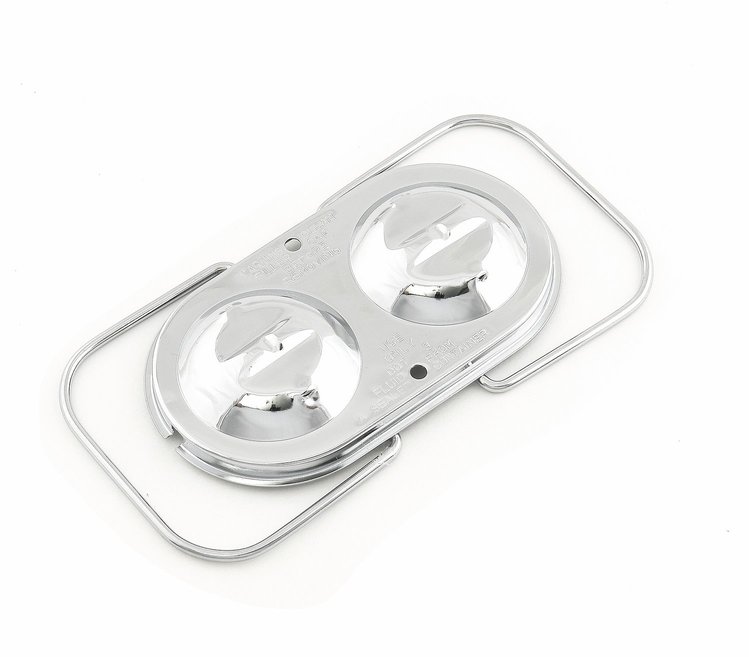 Master Cylinder Cover Corvette, 3" x 5-3/4" Steel