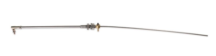 Universal Throttle Cable Polished Stainless Steel Cable W/ Sleeve