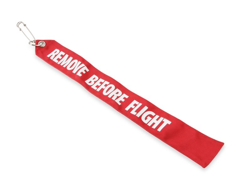 Parachute Warning Flag 2" x 16"