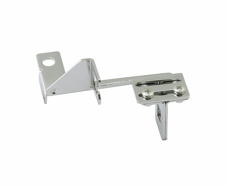 Throttle and Transmission Kickdown Cable Bracket for Carbureted Engines [Chrome Plated Steel]