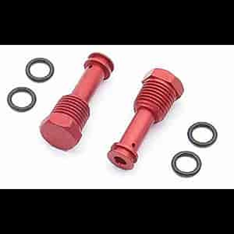 Oil Diverter Valves BB/SB Chevy W/ Screw In Galley Holes In Back of Engine