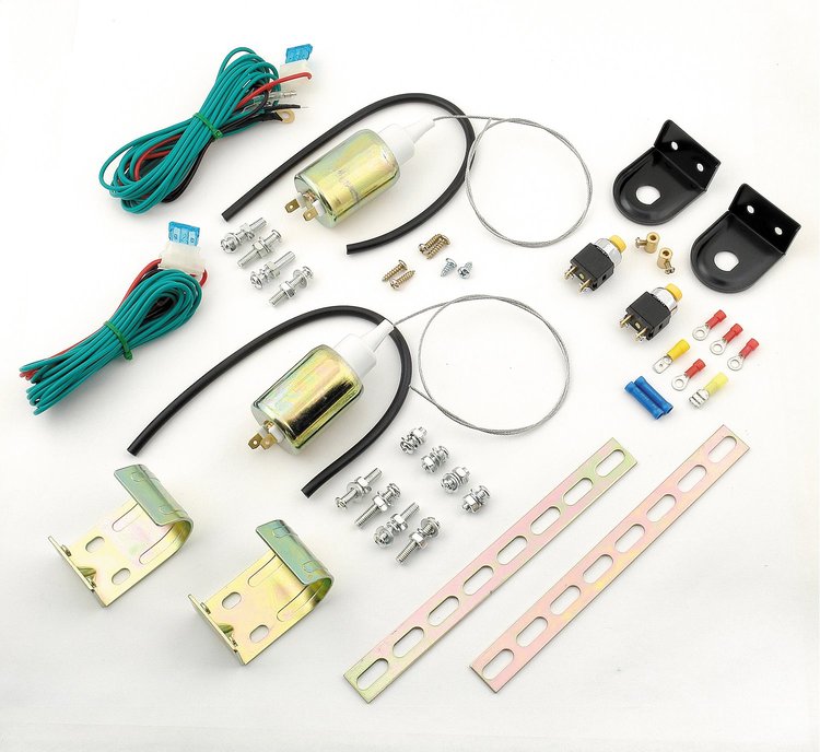 Electric Door Release Kit 12V Electric Solenoid W/ 11lb. Pull Strength