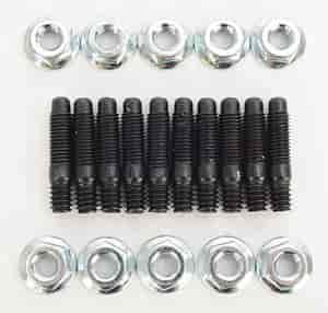 Timing Cover Studs Chevy SB/BB Includes: (10) 1/4" -20/28 x 1-1/8" Studs & Nuts