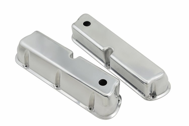 Die-Cast Polished Aluminum Valve Covers 1962-1985 Ford 260-351W & 5.0L