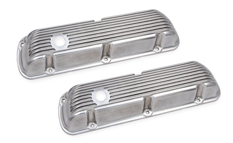 6861G Cast Aluminum Valve Cover for 1962-1985 Small Block Ford Ford 221-351W [Polished]