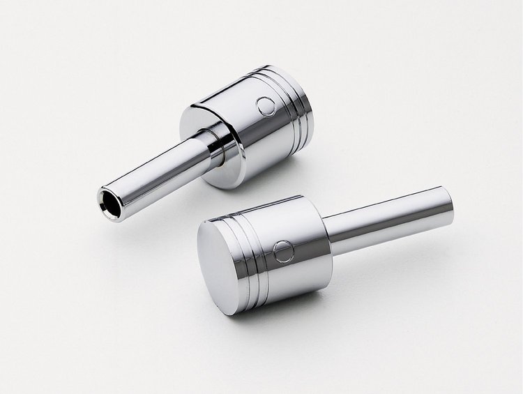 Piston Door Lock Knobs 2/pkg