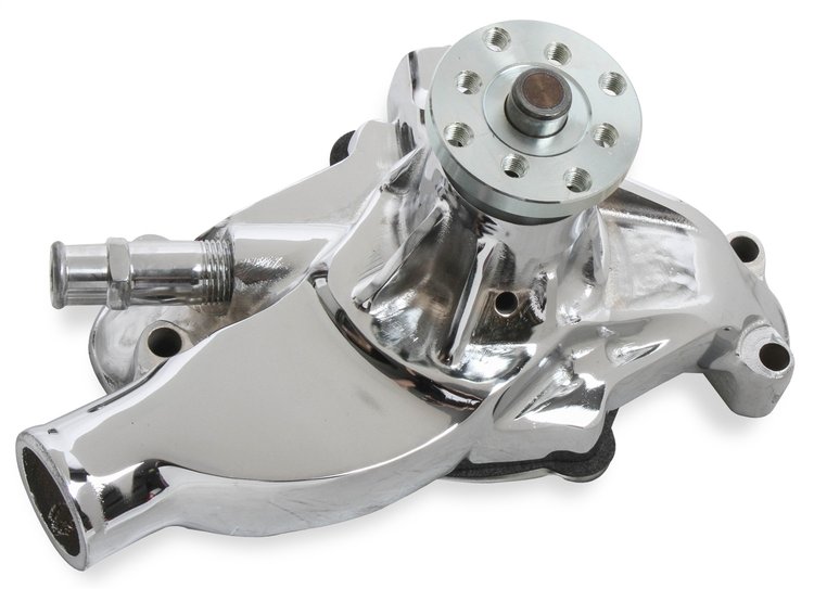 W/PUMP SBC VETTE IRON/CHR