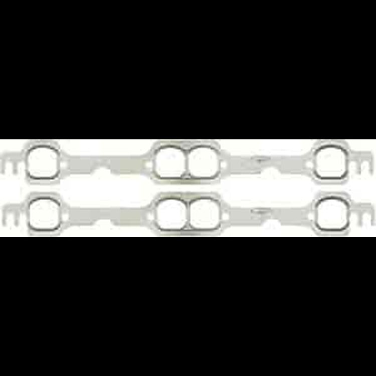Embossed Aluminum Exhaust Gaskets SB-Chevy LT1/D-Port