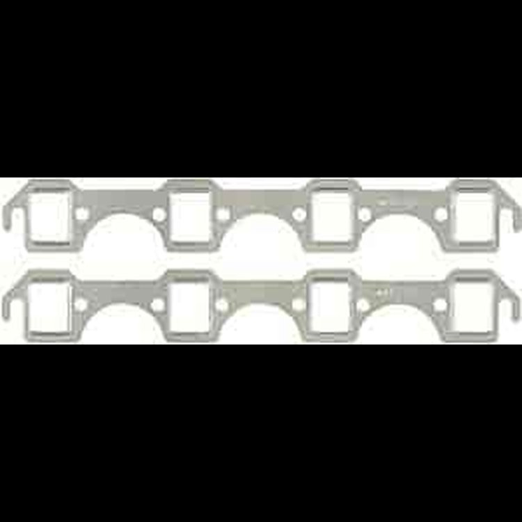 Embossed Aluminum Exhaust Gaskets SB-Ford Square Port