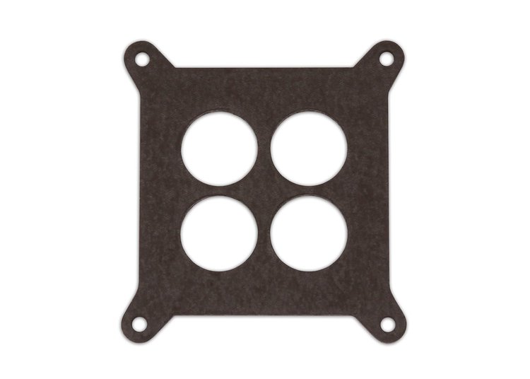 Performance Carburetor Base Gasket for Holley 4-Barrel Squarebore Carburetors [1/4 in. Thick, 4-Hole]
