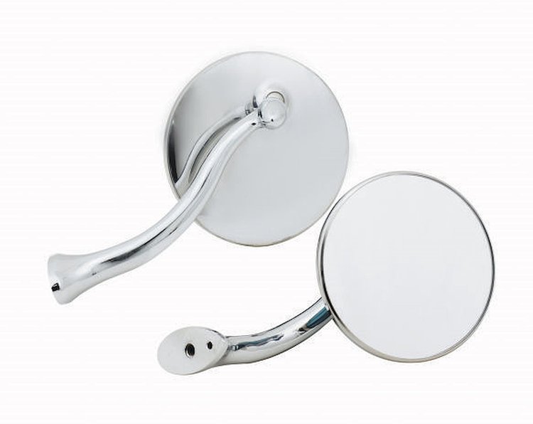Swan Neck Mirrors, 4 in. Round