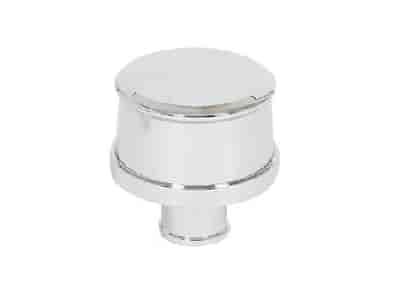 Push-On Style Aluminum Breather Fits 1.22" OD Holes