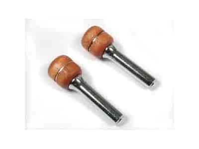 DOOR LK KNOBS WALNUT HEAD