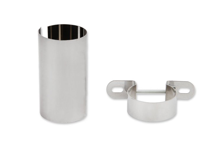 Chrome Coil Cover, Horizontal Mount