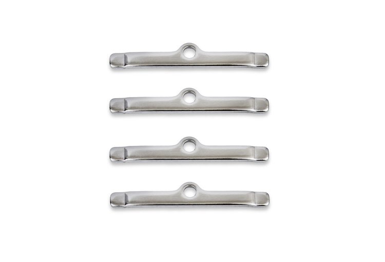 Extra Long Chrome Valve Cover Clamps [1/4 in. Dia. Holes]